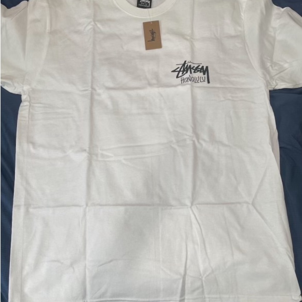Stussy White Graphic T-Shirt
